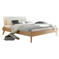 BETT 200/200 cm,  in Eiche Bianco,  - Eiche Bianco/Eichefarben, Design, Holz (200/200cm) - Hasena