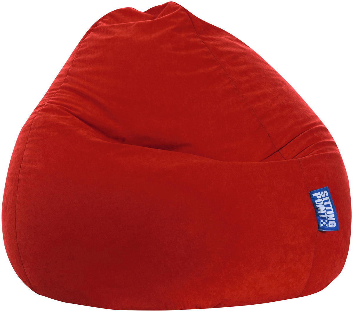 SITZSACK 300 l  - Rot, Design, Textil (80/130/80cm)