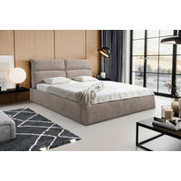 POLSTERBETT 180/200 cm  in Grau  - Grau, Modern, Holz/Holzwerkstoff (180/200cm) - MID.YOU