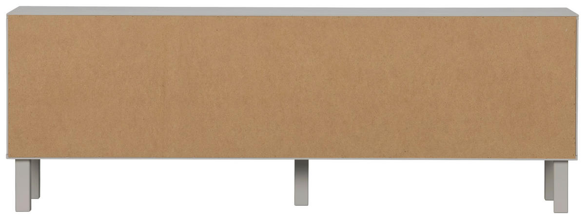 LOWBOARD Madu 160/56/46 cm  stehend  - Goldfarben/Hellgrau, Design, Holz/Metall (160/56/46cm) - Livetastic