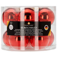 CHRISTBAUMKUGEL-SET 7 cm 10-teilig  - KONVENTIONELL, Glas (7cm)