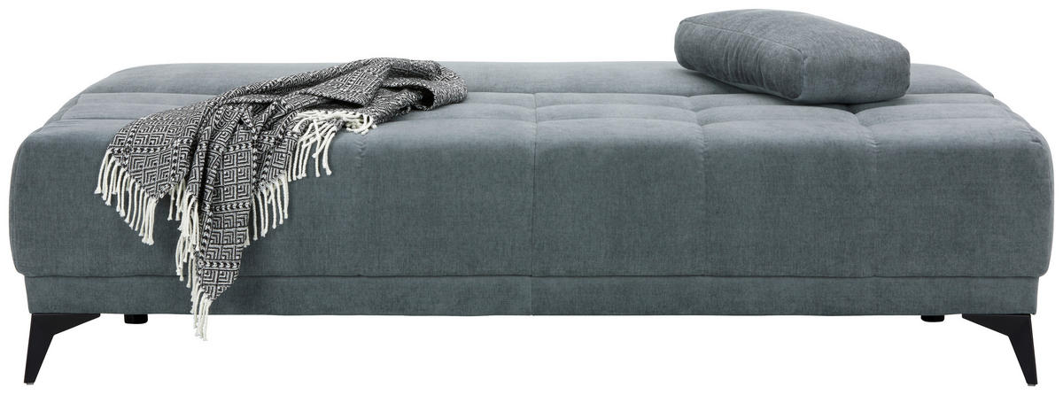 BÄDDSOFFA i flatväv blå  - ljusblå/blå, Modern, textil (195/77/100cm) - MID.YOU