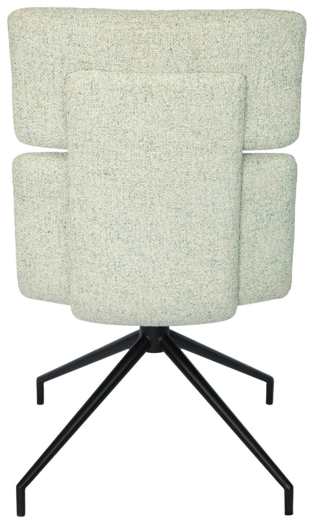STUHL  in Eisen Webstoff Metall, Textil  - Beige/Schwarz, Design, Textil/Metall (50/92/64,5cm) - Dieter Knoll
