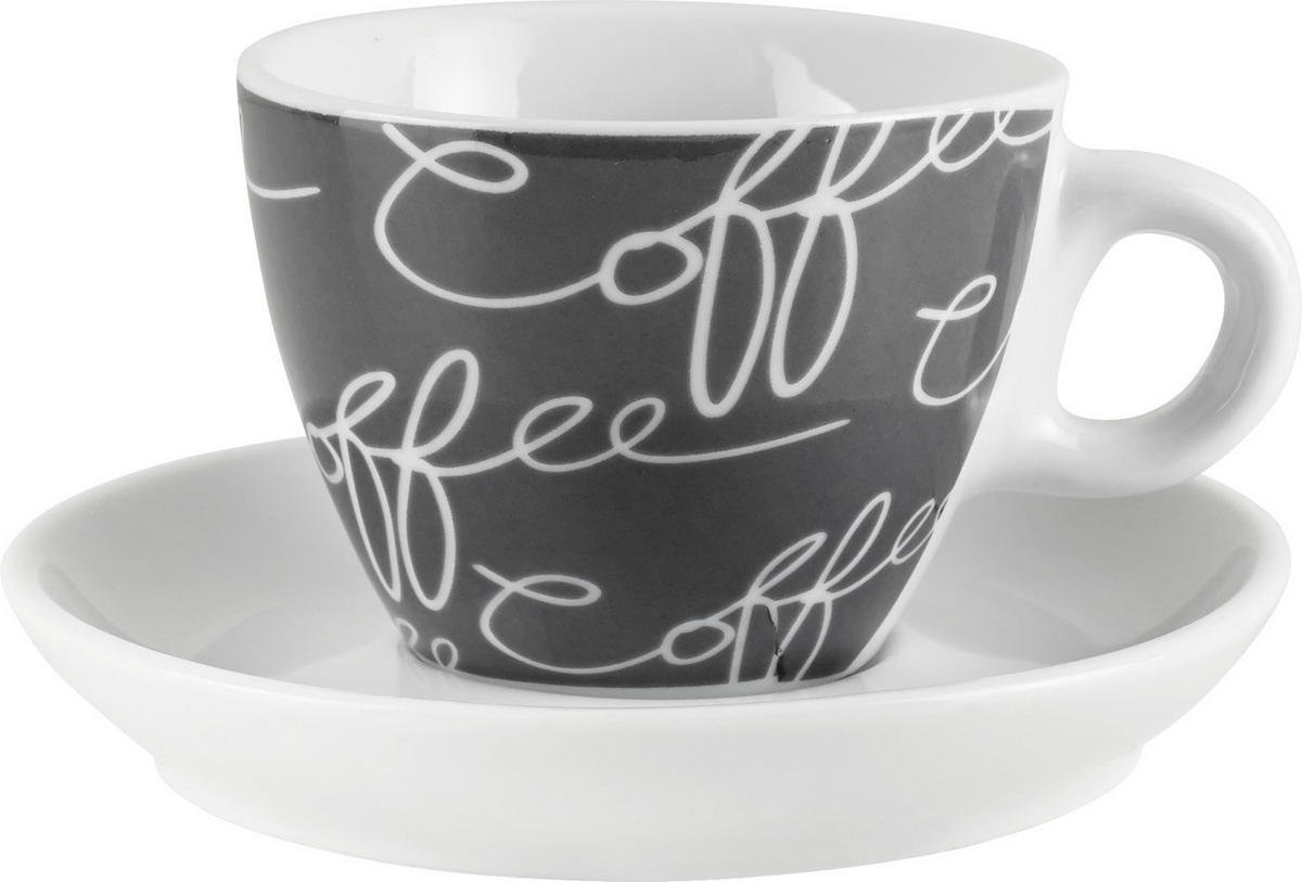 CEAȘCĂ ESPRESSO CU FARFURIOARĂ  - alb, Konventionell, ceramică (0.080l) - Ritzenhoff Breker