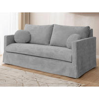 3-SITZER-BEZUG - Hellgrau, Design, Textil (195/89/95cm) - P & B