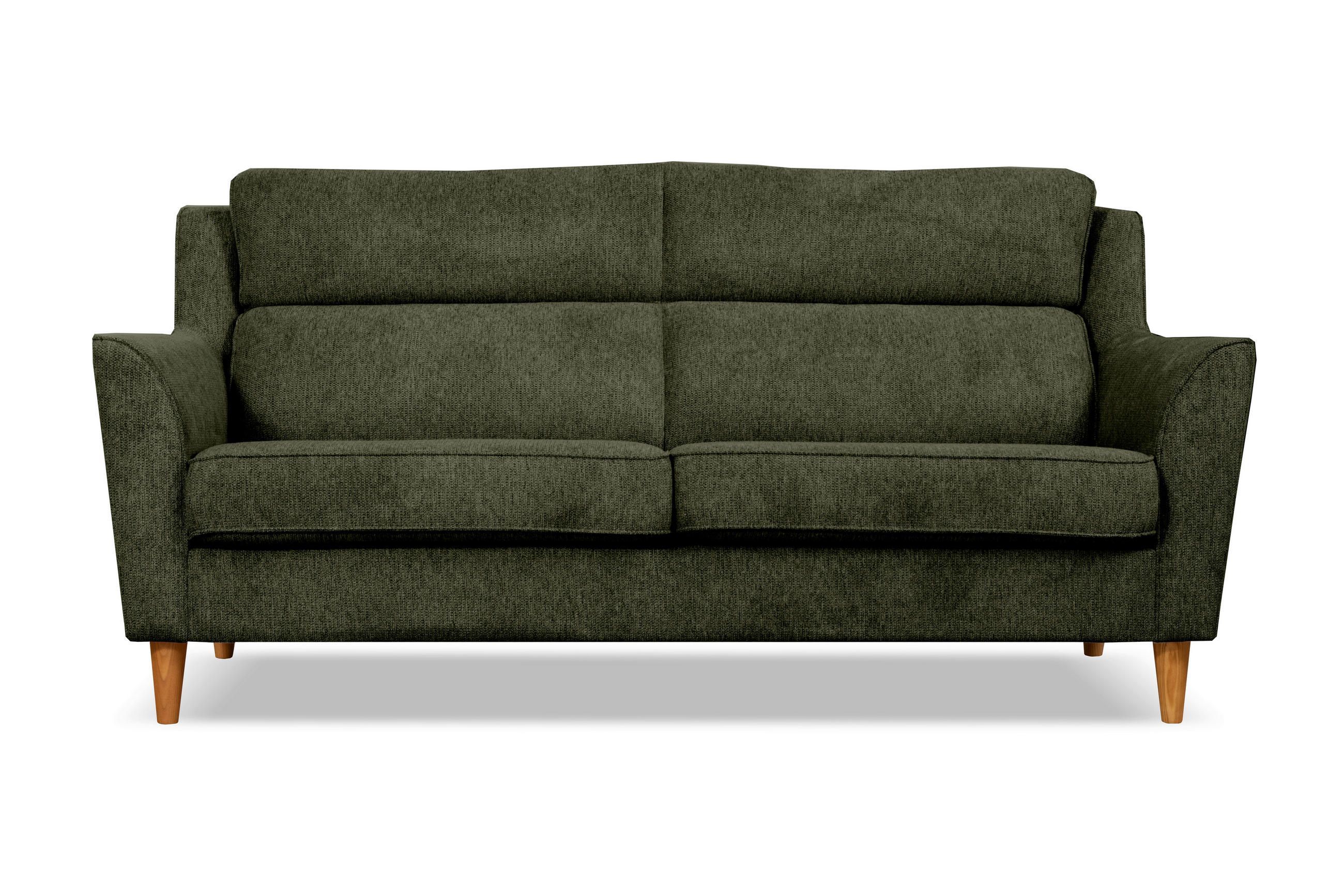 3-SITZER-SOFA NORDIC Grün  - Grün, Design, Textil (199/96/88cm) - Livetastic