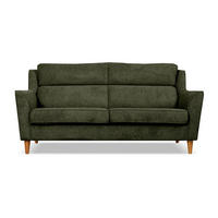 3-SITZER-SOFA NORDIC Grün  - Grün, Design, Textil (199/96/88cm) - Livetastic