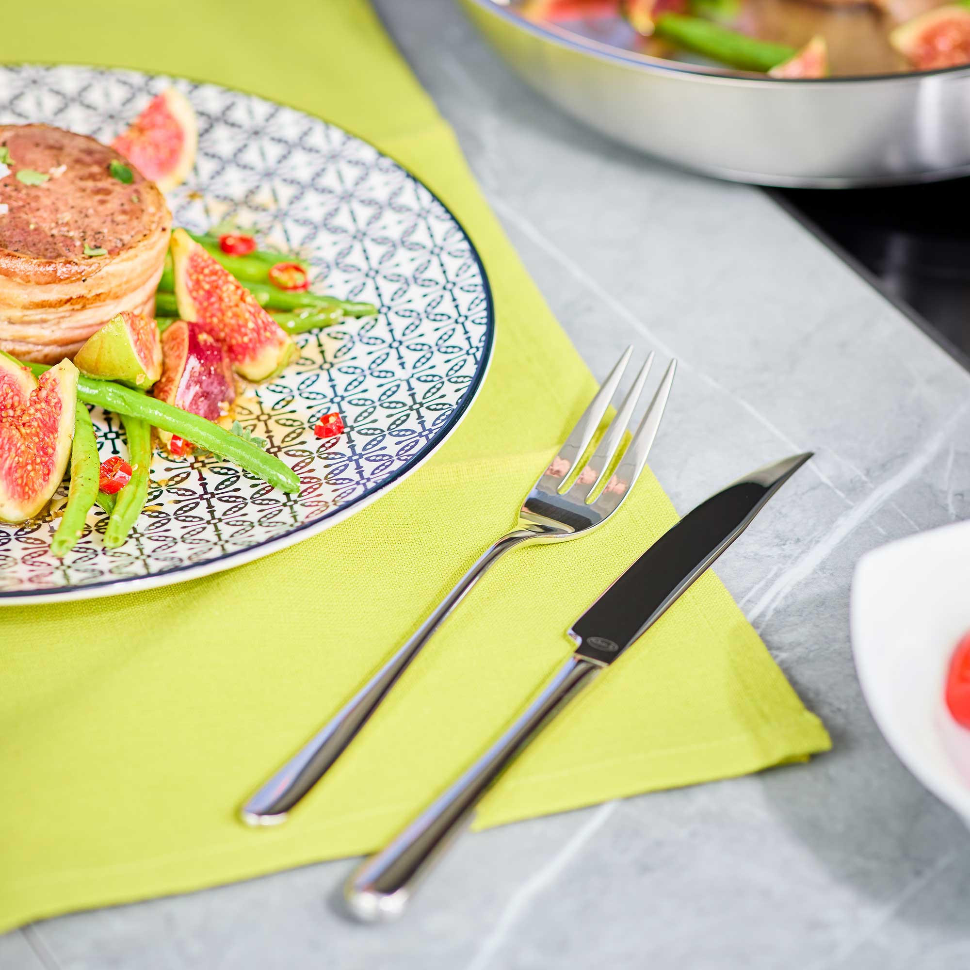STEAKBESTECK Passion 12-teilig  - Basics, Metall - Rösle