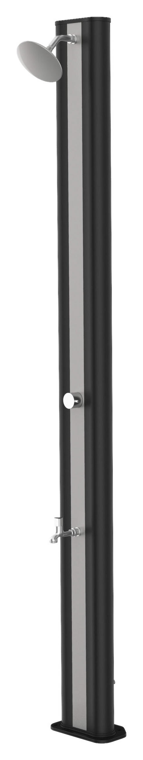 SOLARDUSCHE SSP40  - Schwarz, KONVENTIONELL, Kunststoff/Metall (34/26,4/222cm) - Gre