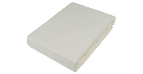 BOXSPRING-SPANNLEINTUCH 180/220 cm  - Ecru, KONVENTIONELL, Textil (180/220cm) - Novel