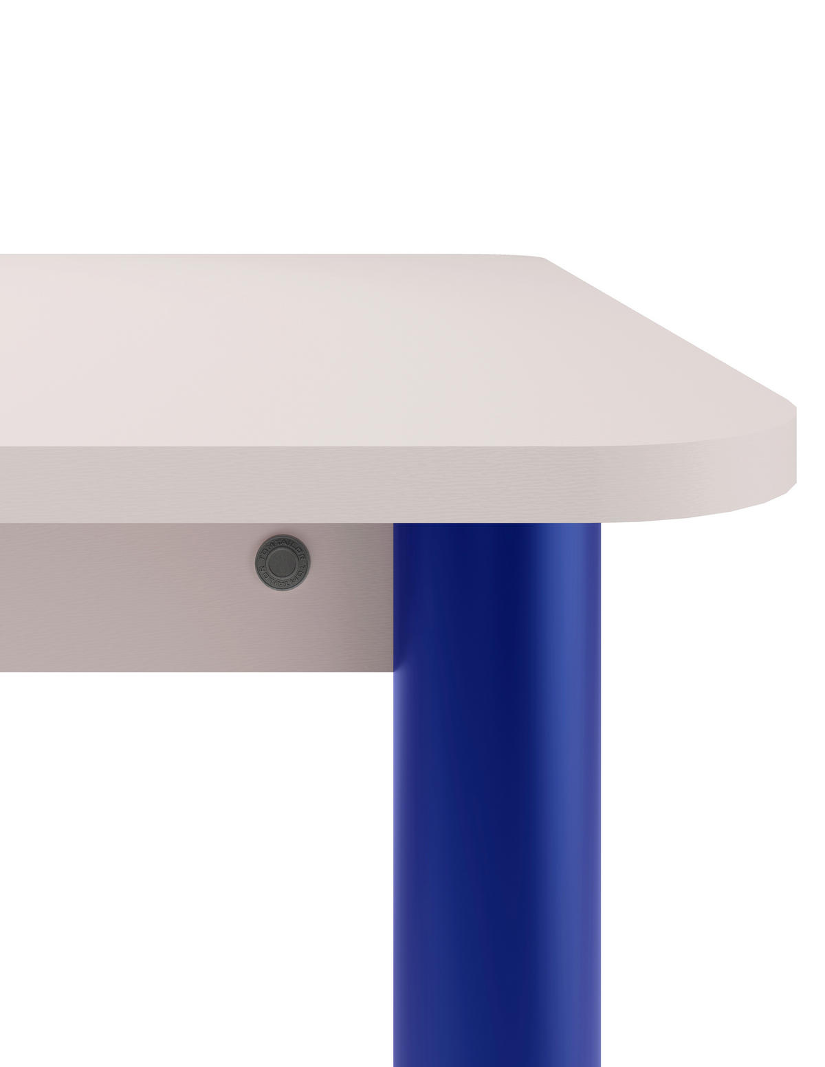 ESSTISCH rechteckig Greige, Blau  - Blau/Greige, Natur, Holzwerkstoff/Metall (180/100/76cm) - Tom Tailor