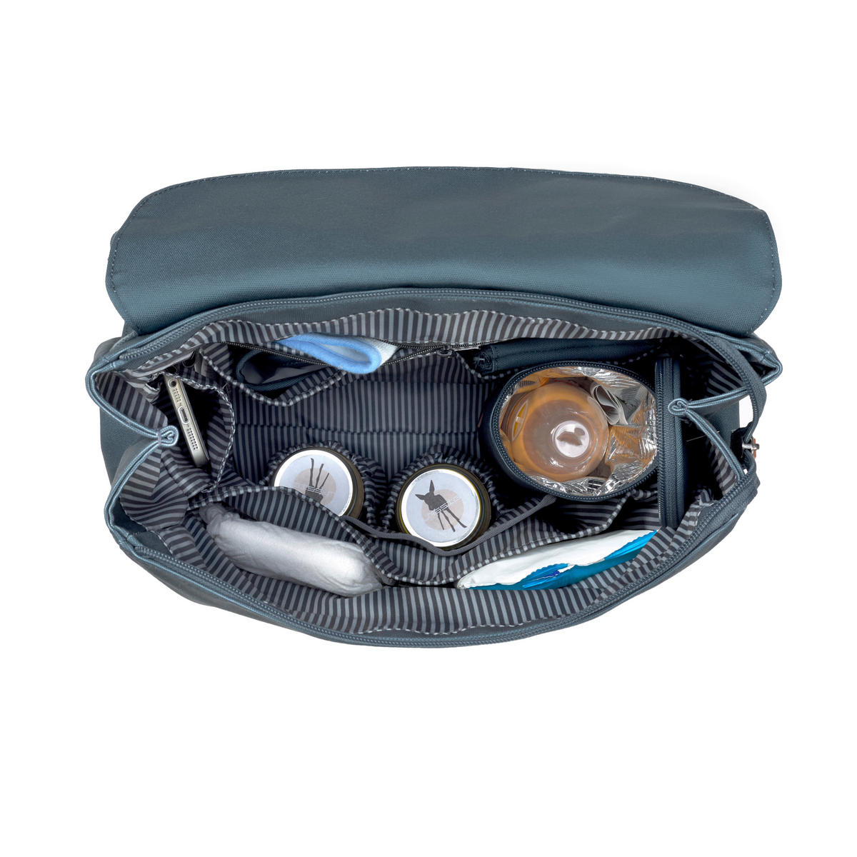 WICKELRUCKSACK Green Label Adventure  - Blau, Basics, Textil (34/14/42cm) - Lässig