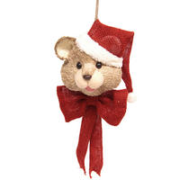 DEKOHÄNGER  - Rot, Basics, Naturmaterialien (20/42cm) - X-Mas