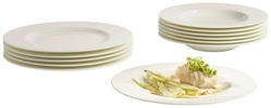 JÍDELNÍ SOUPRAVA, 12dílné, porcelán - bílá, Basics, keramika (34/19/32cm) - Villeroy & Boch