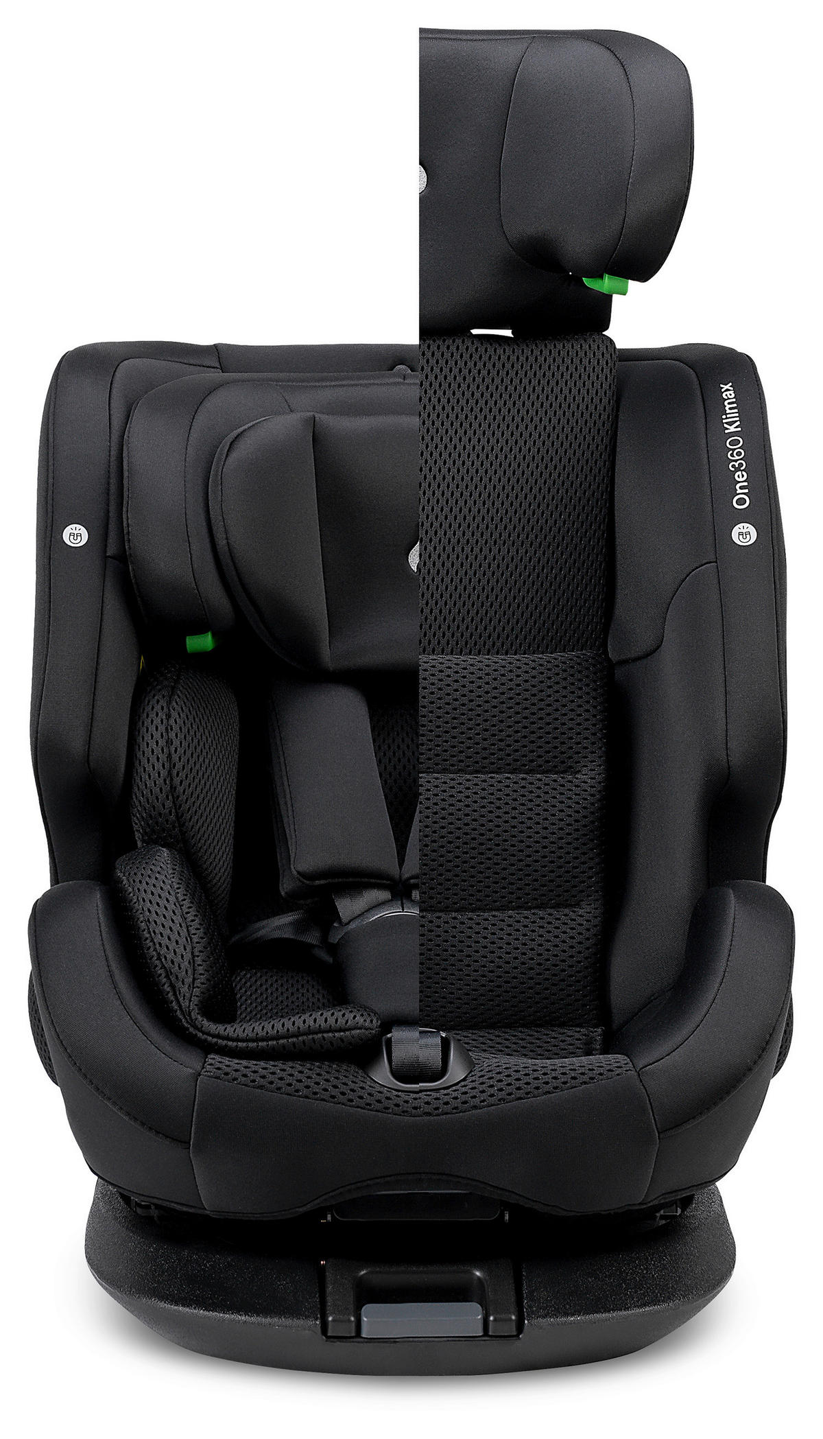 REBOARDER-KINDERSITZ One360 Klimax  - Schwarz, Basics, Textil (48/43/58cm) - Osann