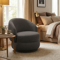 SESSEL in Chenille Dunkelbraun  - Dunkelbraun/Beige, MODERN, Textil (82/80/82cm) - Livetastic