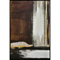 ÖLGEMÄLDE Abstraktes 80/120 cm  - Wengefarben/Braun, LIFESTYLE, Holzwerkstoff/Kunststoff (80/120cm) - Monee