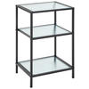 REGAL  42/64/35 cm Schwarz  - Schwarz, Design, Glas/Metall (42/64/35cm) - MID.YOU