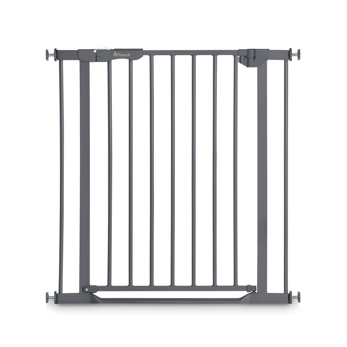 TÜRSCHUTZGITTER  - Dunkelgrau, Basics, Kunststoff/Metall (75 - 80/77cm) - Hauck