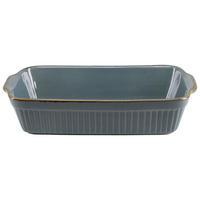 AUFLAUFFORM Keramik Steinzeug  - Petrol, KONVENTIONELL, Keramik (34/20/7,5cm) - Creatable