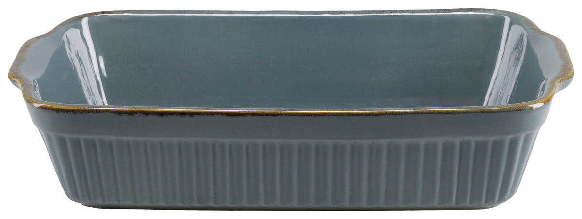 AUFLAUFFORM Keramik Steinzeug  - Petrol, KONVENTIONELL, Keramik (34/20/7,5cm) - Creatable