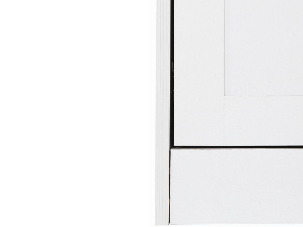 SCHUHSCHRANK NANTES  in 82/80/39 cm  - Eichefarben/Weiß, Design, Holzwerkstoff (82/80/39cm) - Livetastic