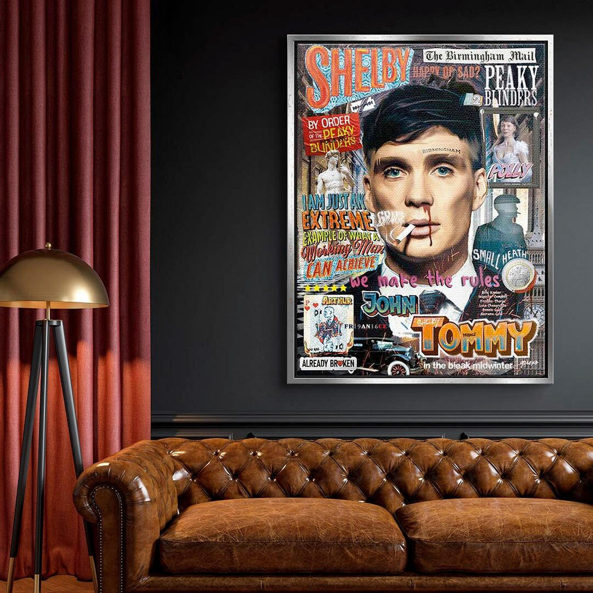 KUNSTDRUCK  - Multicolor, Basics, Holz (120x90cm)