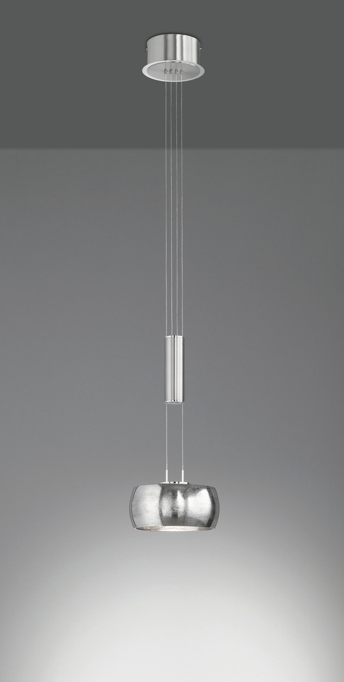 LED-Hängeleuchte 60207 20 cm  - nickelfärgad, Design, metall (20cm) - Fischer & Honsel