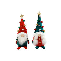 Figurină De Crăciun - alb/verde, Basics, textil/piatră (14/31/11cm)