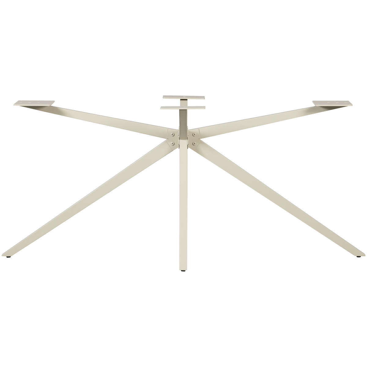 TISCHGESTELL Grau   - Grau, MODERN, Metall (170/72/80cm) - Livetastic