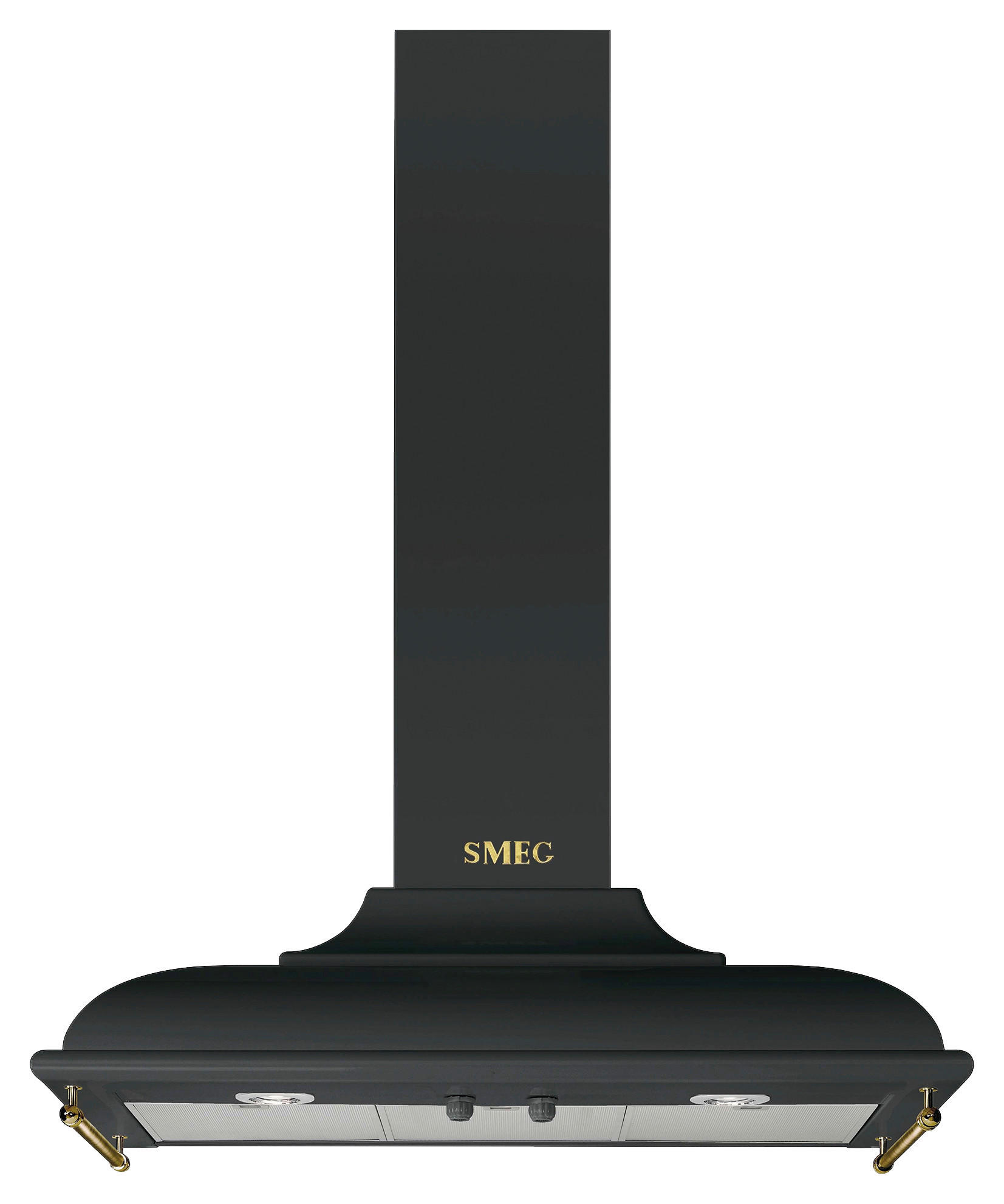 DUNSTABZUGSHAUBE KC19AOE  - Anthrazit, Basics, Metall (89,5/72,2/52cm) - SMEG