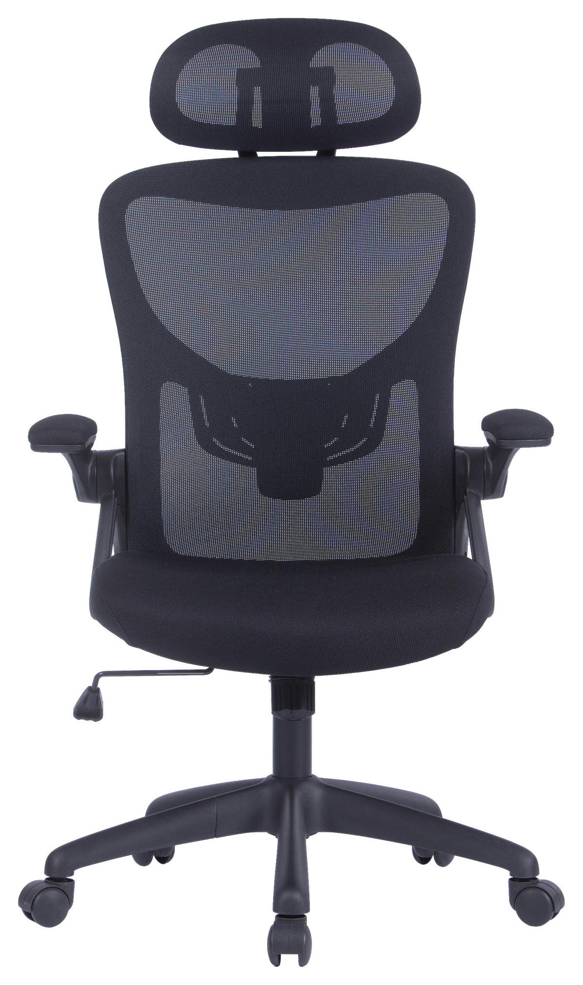 DREHSTUHL Webstoff, Netz Schwarz  - Schwarz, KONVENTIONELL, Kunststoff/Textil (62/111 - 119/66cm) - MID.YOU