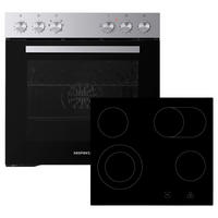 HERDSET HS2201-26  - Edelstahlfarben/Schwarz, Trend, Glas/Kunststoff (59,5/59,5/56,5cm) - Respekta