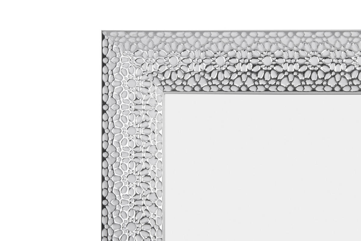 ZIDNO OGLEDALO  55/70/3 cm     - bela/srebrna, Lajfstajl, staklo/plastika (55/70/3cm) - Xora