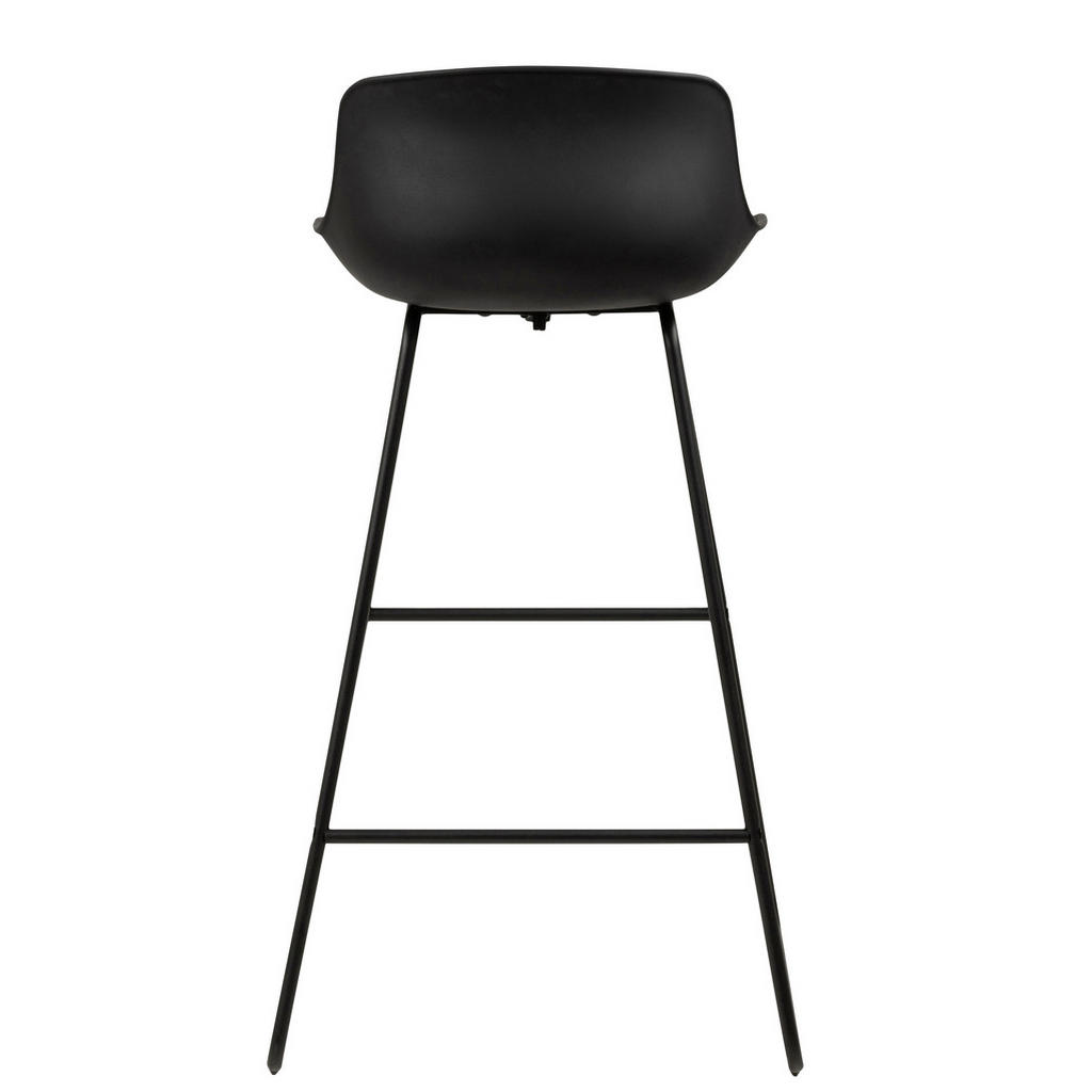 Thumbnail - Livetastic Barhocker, Schwarz, Metall, Kunststoff, U-Form, 43x94x49 cm, Esszimmer, Barmöbel, Barhocker