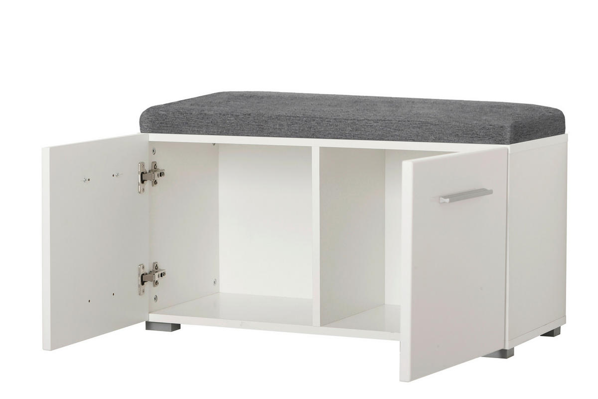ELŐSZOBAPAD 79/45/35 cm  - fehér, Basics, faalapú anyag (79/45/35cm) - Xora