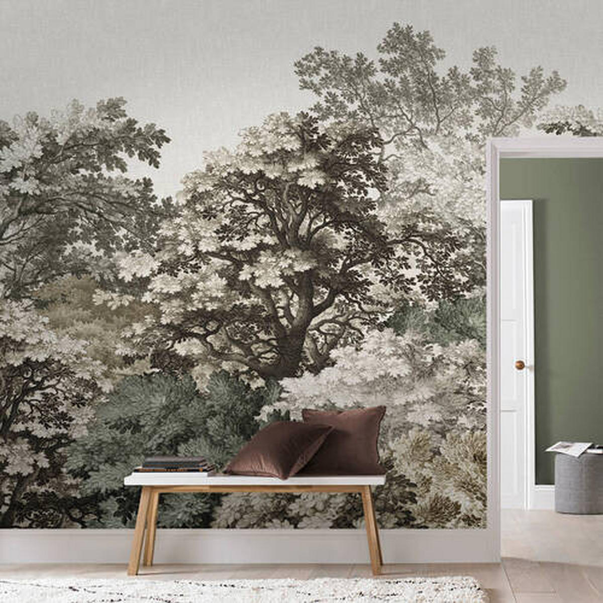 FOTOTAPETE - Taupe, Basics, Papier/Kunststoff (300/280cm)