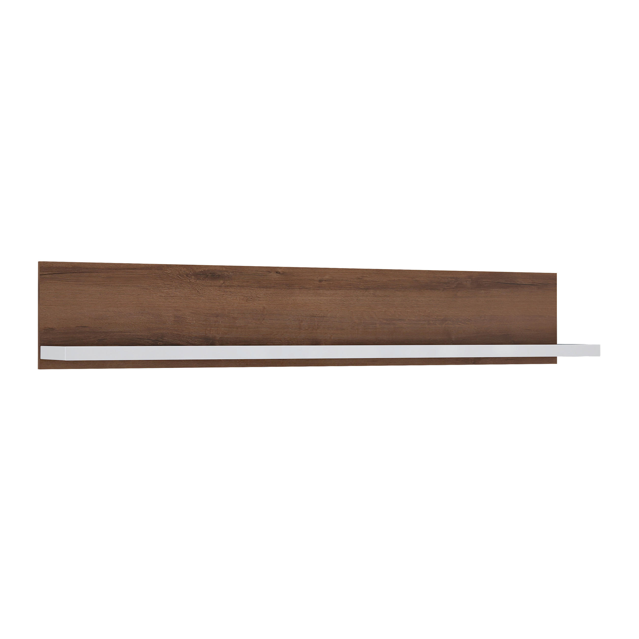 ETAJERĂ DE PERETE 150/25,8/21,9 cm  - nămol/alb, Basics, material pe bază de lemn (150/25,8/21,9cm) - Hom`in