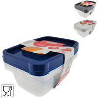 SET POSUDA ZA ZALIHE    - višebojno, Basics, plastika (1130ml)