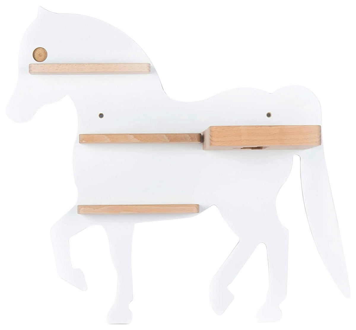 KINDERREGAL  - Weiss, Modern, Holzwerkstoff (46/43/19cm) - Livetastic
