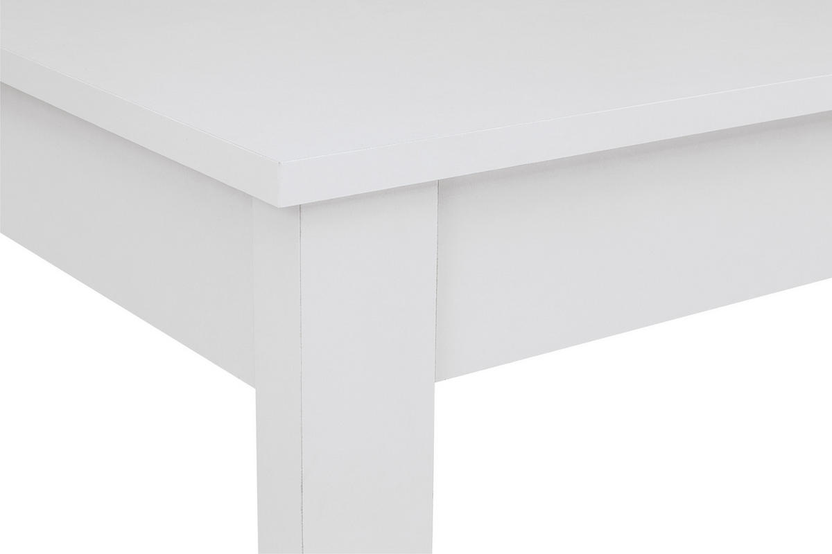 Masă din material pe bază de lemn,   - alb, Modern, material pe bază de lemn (69/76/69cm) - Carryhome