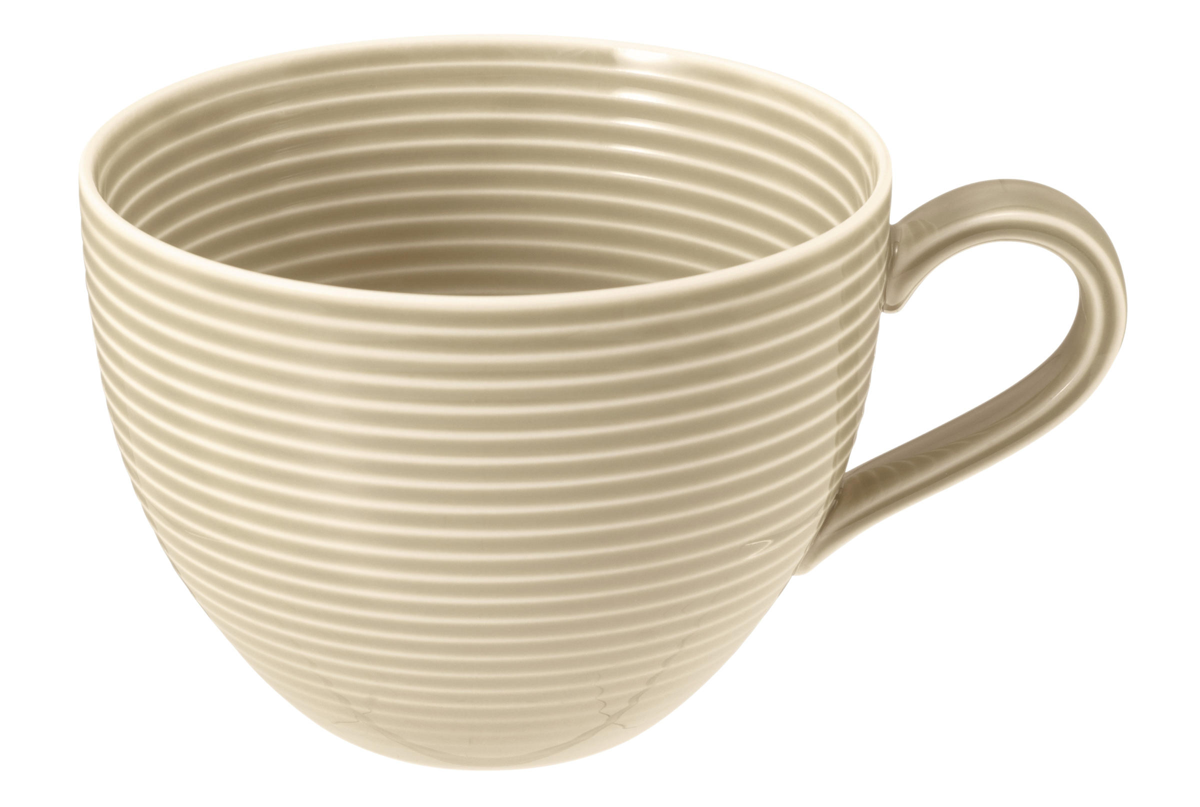 FRÜHSTÜCKSTASSE Beat sandbeige uni 350 ml  - Sandfarben, LIFESTYLE, Keramik (12,8/10,1/7,3cm) - Seltmann Weiden