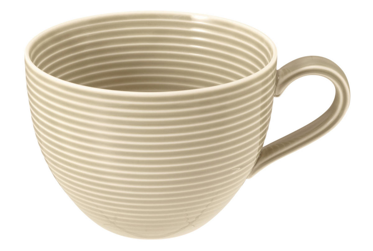 FRÜHSTÜCKSTASSE Beat sandbeige uni 350 ml  - Sandfarben, LIFESTYLE, Keramik (12,8/10,1/7,3cm) - Seltmann Weiden