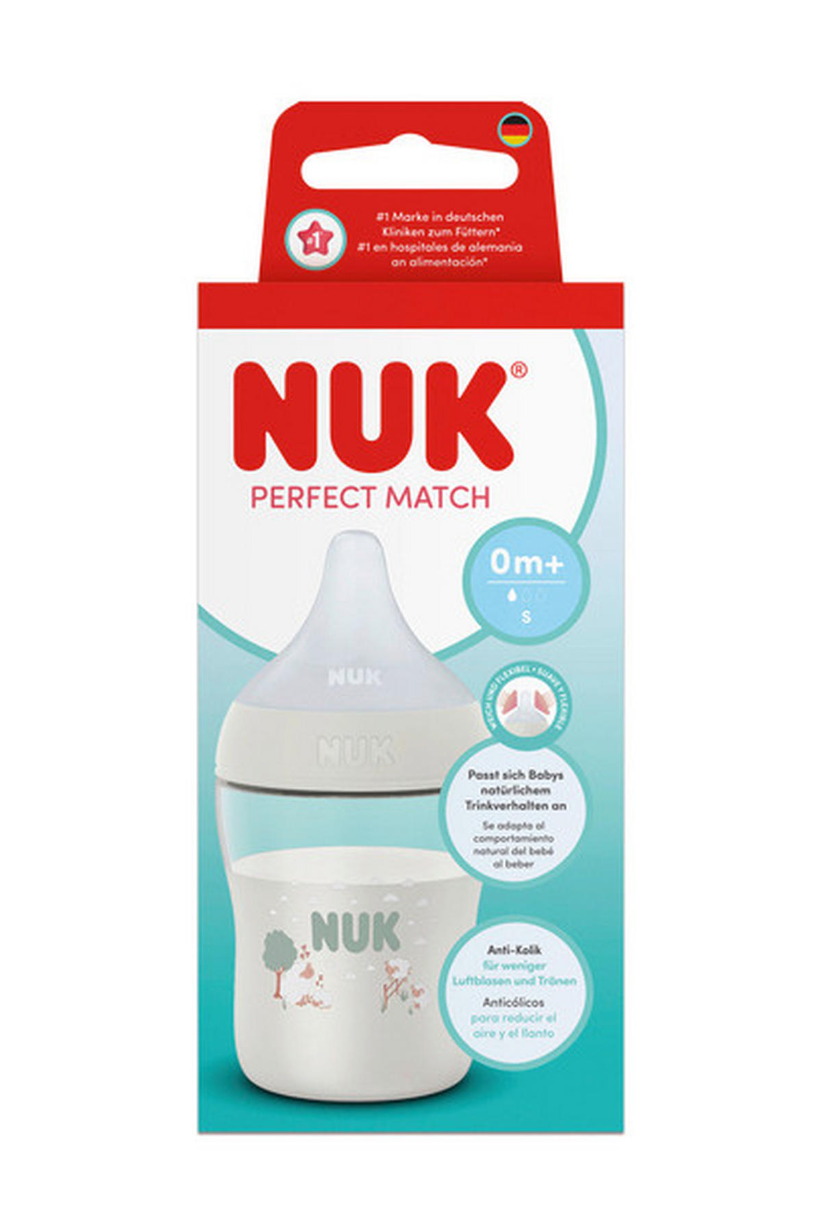 BABYFLASCHE PERFECT MATCH 150 ml  - Multicolor, Basics, Kunststoff (7,2/7,2/17,3cm) - NUK