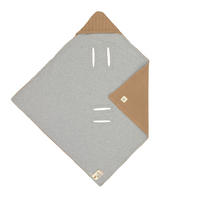 EINSCHLAGDECKE      - Sandfarben/Grau, Basics, Textil (78/0,5/78cm) - Lässig