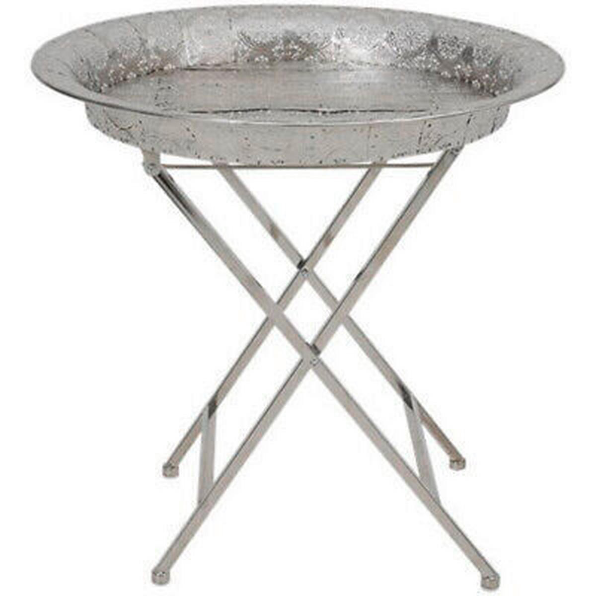 POMOĆNI STOLIĆ  metal   - srebrne boje, Basics, metal (53cm)