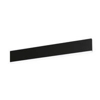 LED-WANDLEUCHTE Muur 8/50/2 cm   - Schwarz, MODERN (8/50/2cm) - Fischer & Honsel