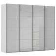 SCHWEBETÜRENSCHRANK 271/235/68 cm 4-türig Grau  - Chromfarben/Grau, KONVENTIONELL, Glas/Holzwerkstoff (271/235/68cm) - Novel