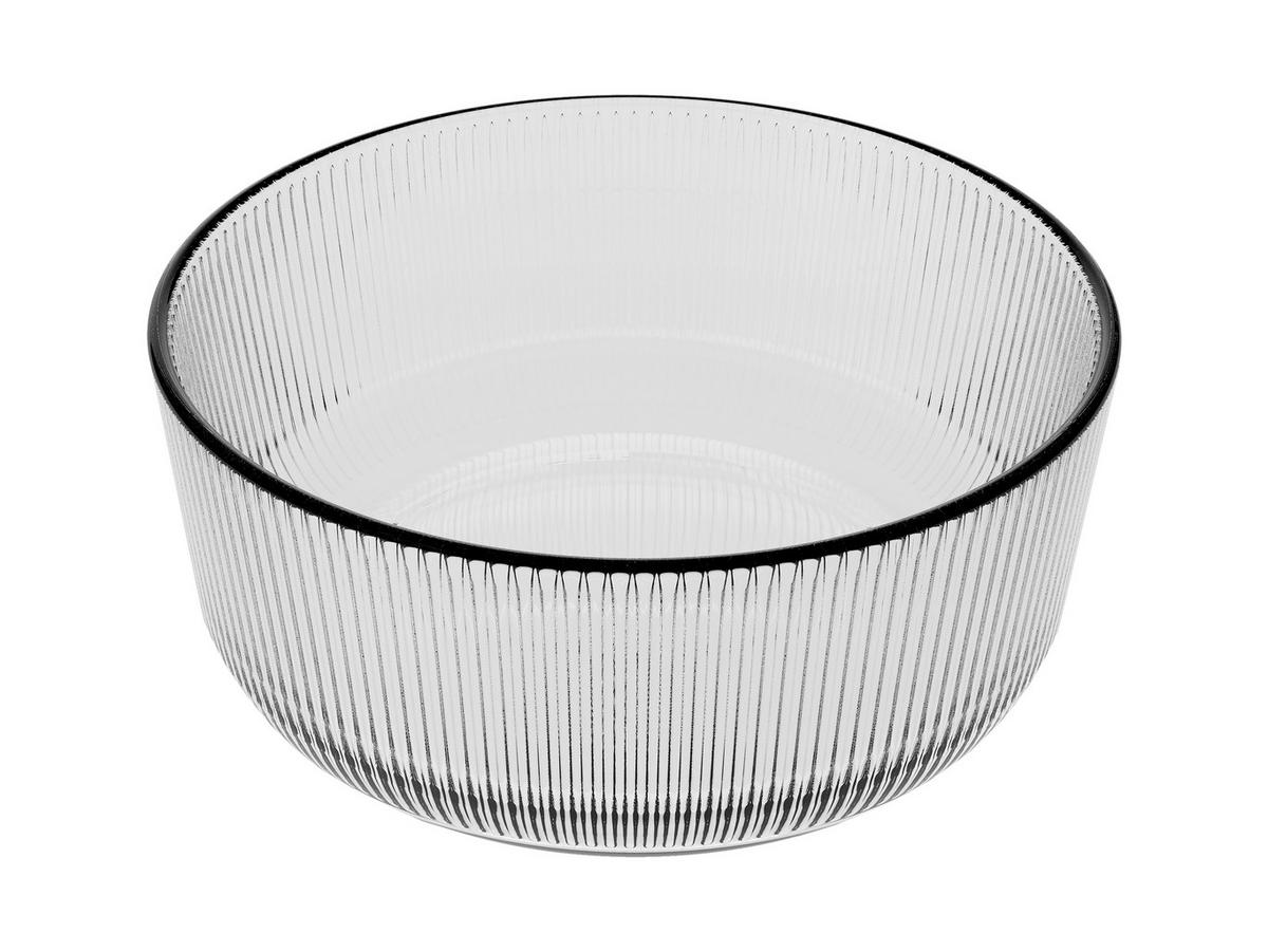 SCHÜSSEL SOME LINES 11 cm   - Transparent, KONVENTIONELL, Glas (11cm)