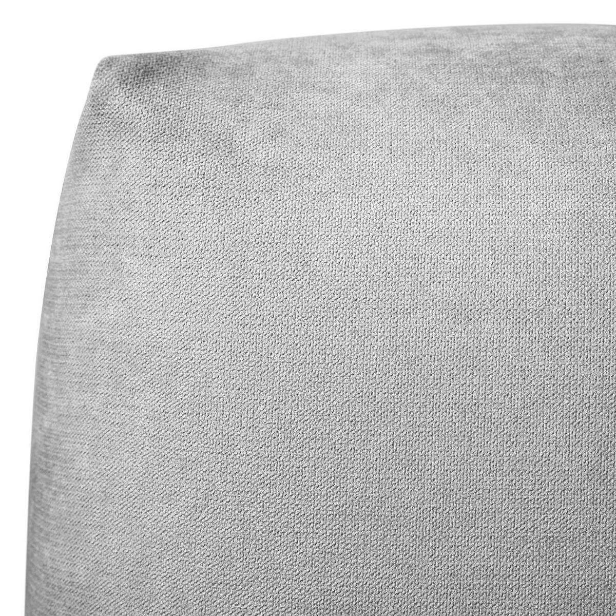 HOCKER in Textil Grau  - Schwarz/Grau, Modern, Kunststoff/Textil (102/41/52cm) - Trendmanufaktur